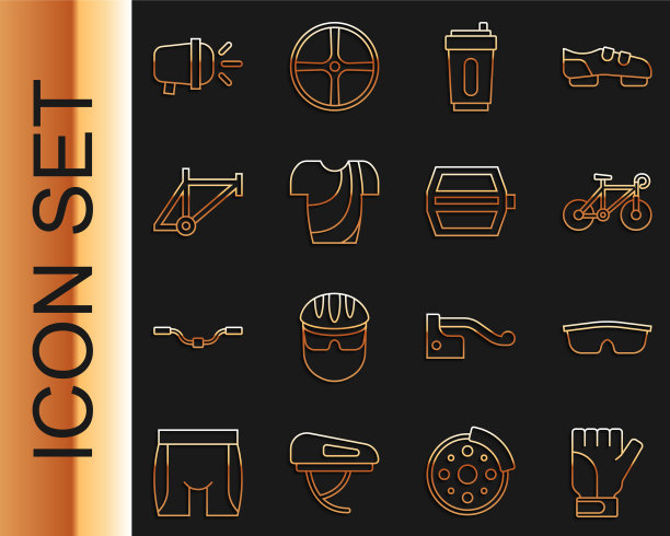 套线手套运动自行车太阳镜自行车图片下载