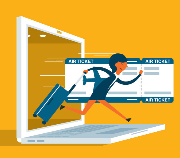 旅行票-假期-女商人图片下载