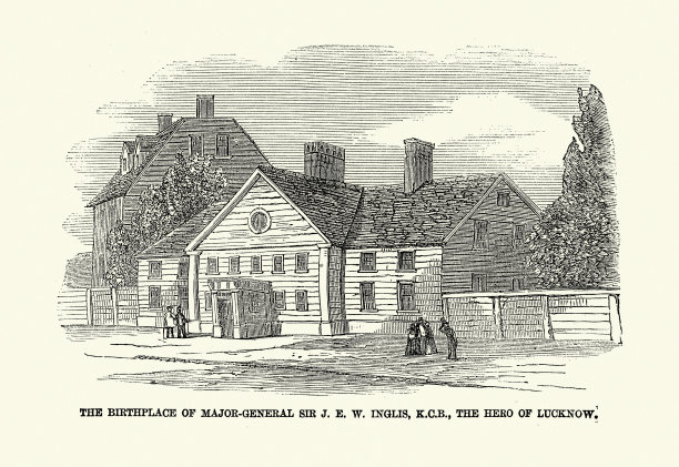 新斯科舍省少将约翰·厄尔德利·威尔莫特·英格利斯爵士的出生地。19世纪50年代勒克瑙围城战的英雄图片下载