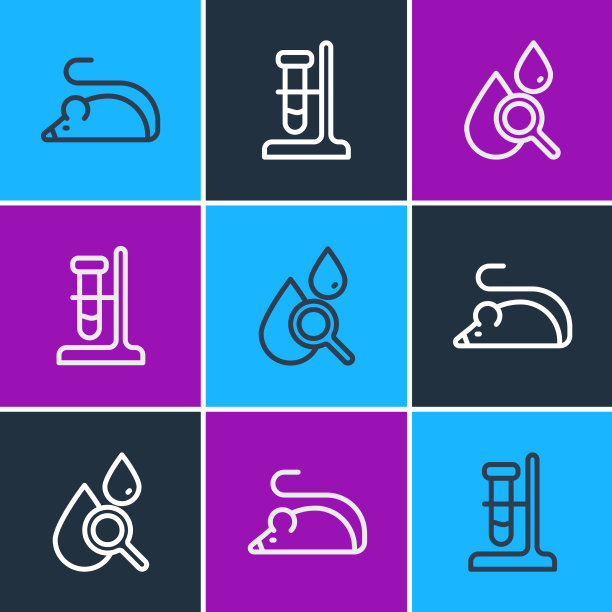 设置实验线鼠标跌落和放大图片下载