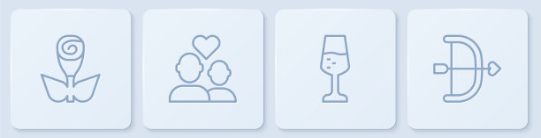 设置线花玫瑰香槟的情人杯图片下载