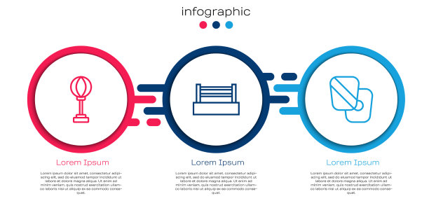 设置出气袋线拳击环和训练图片下载