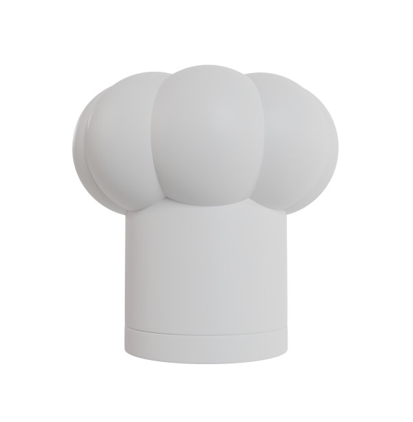 厨师长厨师长帽帽帽帽在白色背景元素孤立。厨师长厨师长帽帽帽帽在白色元素隔离。厨师帽子帽帽帽隔离元素3d渲染图片下载