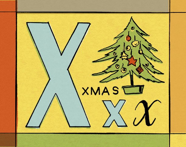 X是圣诞节图片下载