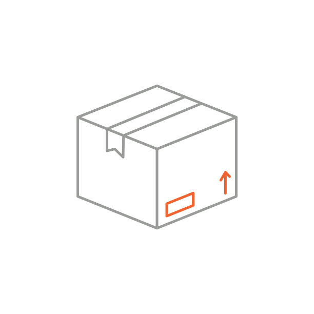 包装两种颜色的线图标与可编辑的笔画图片下载