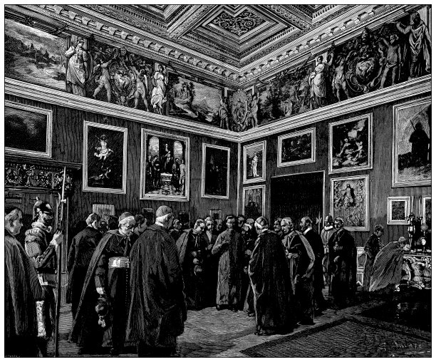 古董插图:梵蒂冈图片下载