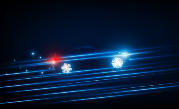 电动汽车充电充电站光向量设计图片下载