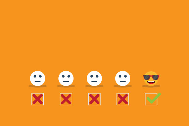 客户体验、满意度和优质服务评级。反馈情绪量表顾客符号。图片下载