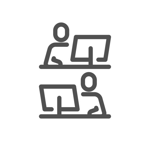 工作场所相关图标。图片下载