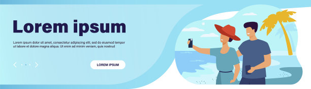 幸福的年轻夫妇用手机拍照图片下载