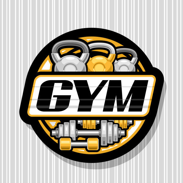 矢量标志为体育健身房图片下载