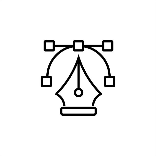 钢笔工具图标矢量插图符号图片下载