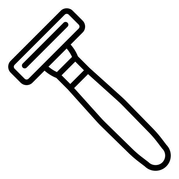 一次性剃须刀线图标。剃须剃刀矢量插图隔离在白色。剃须刀轮廓样式设计和应用程序。图片下载