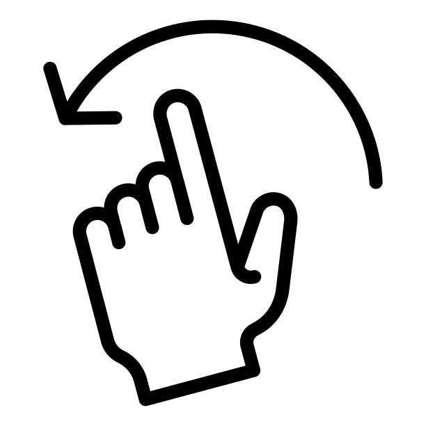 滑动到右线图标。轻弹右矢量插图隔离在白色。手势轮廓样式设计和应用程序。Eps 10。图片下载