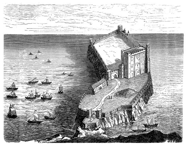 晚期的诺曼城堡图片下载