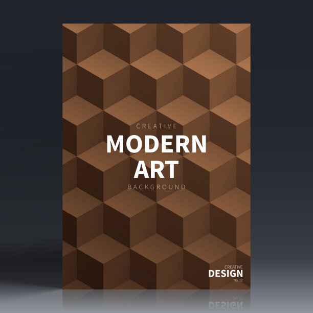 宣传册模板排版，棕色封面设计，商业年报，传单，杂志图片下载