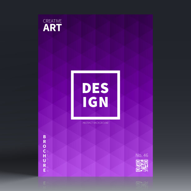 宣传册模板排版，紫色封面设计，企业年报，传单，杂志图片下载