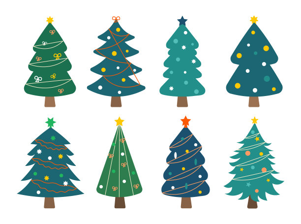 圣诞树套装图片下载