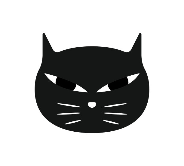 可爱的猫咪平面设计图片下载