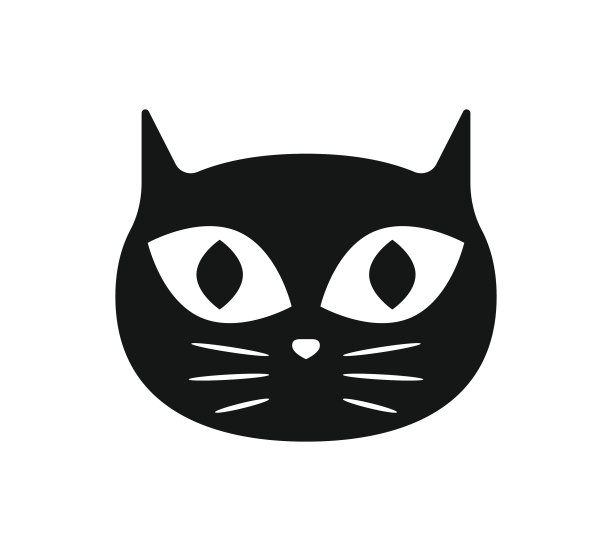 可爱的猫咪平面设计图片下载