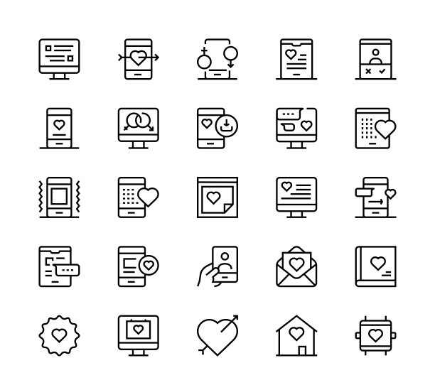 约会应用程序图标图片下载