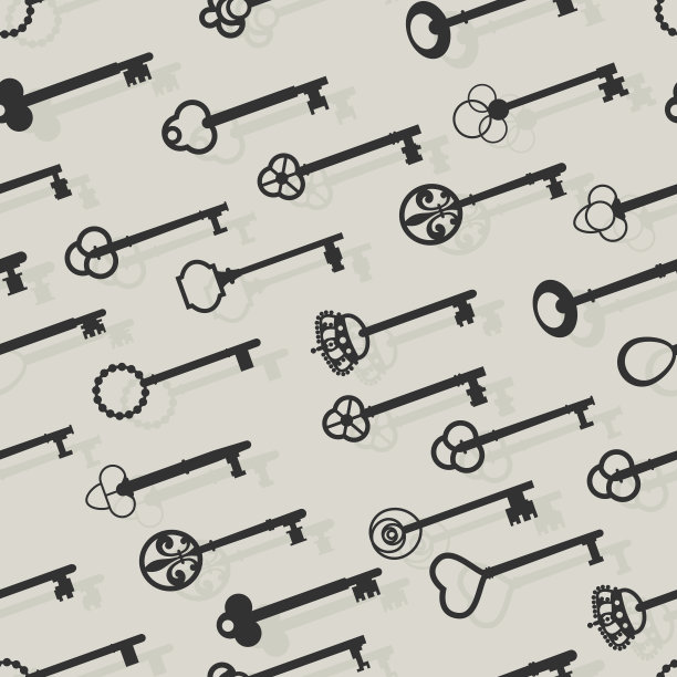 矢量无缝键墙纸图片下载