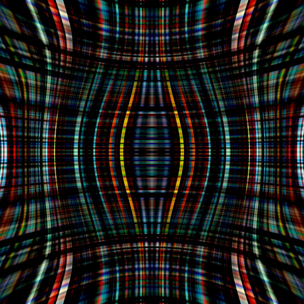 抽象的多色曲线图案图片下载