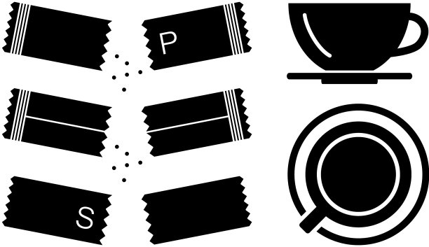 糖包图标或容器标志与盐和图片下载