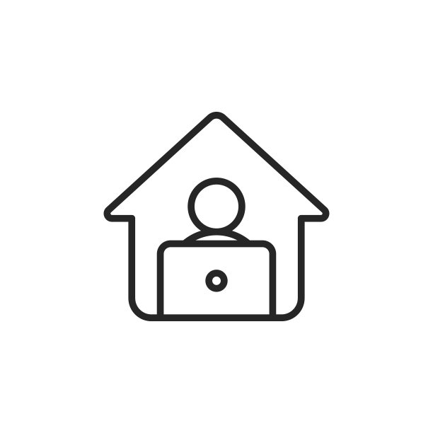 从Home Line图标工作。可编辑的中风。像素完美。移动和网络。图片下载