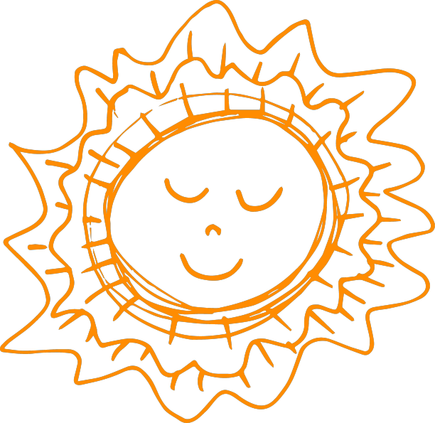 图标在手绘风格的蜡笔画图片下载