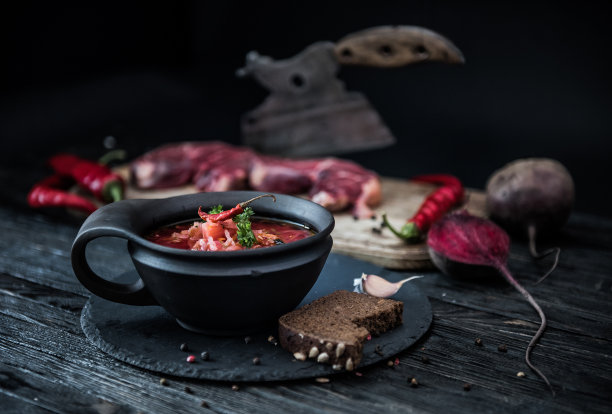 自制罗宋汤传统的乌克兰汤图片下载