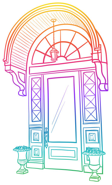 遗产公寓入口彩虹图片下载