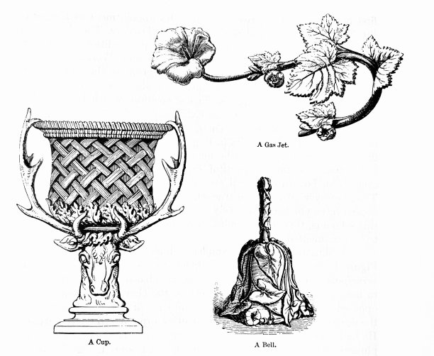 自然主义设计学派的三个例子，1851年图片下载