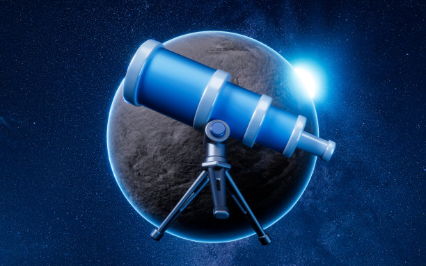 外太空行星，3d渲染。图片下载