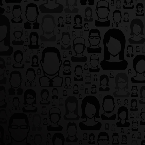 抽象的黑色背景-人的模式图片下载