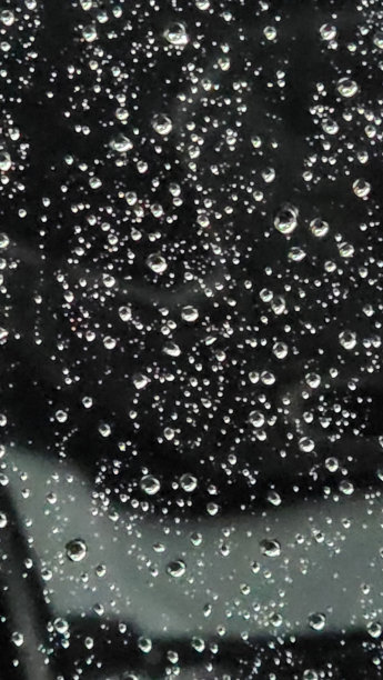 雨滴落在汽车玻璃上图片下载