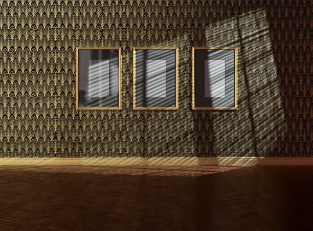 装饰艺术墙和相框图片下载