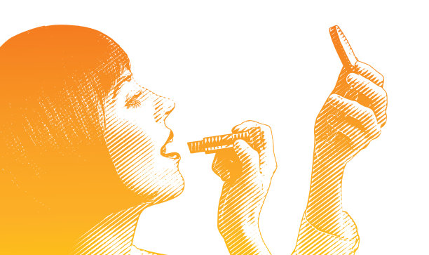 女人用口红图片下载