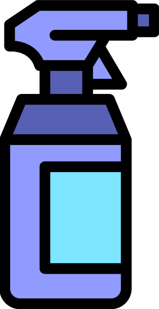 喷瓶塑料图标平整图片下载