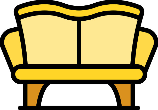 阳台沙发图标图片下载