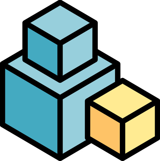 方块游戏图标扁平图片下载