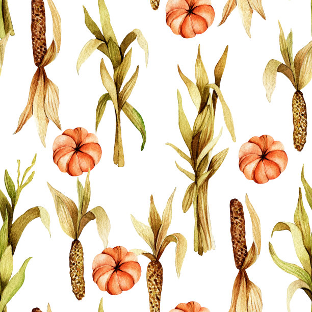 无缝水彩图案。图片下载