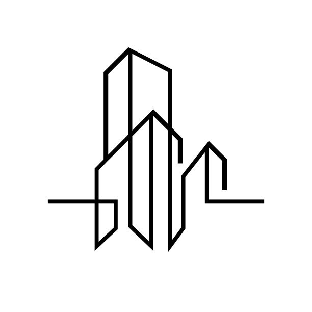 城市天际线矢量图图片下载