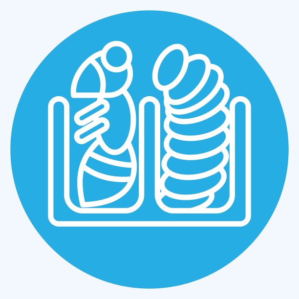 图标幼虫蜜蜂。与蜂房符号有关。蓝眼睛的风格。简单的设计可编辑。简单的说明图片下载