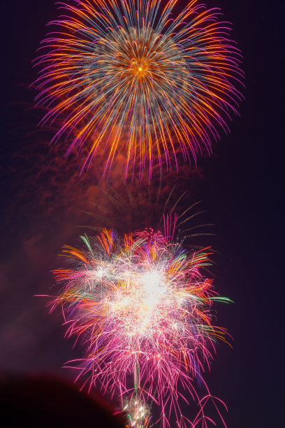 夏季烟花汇演图片下载