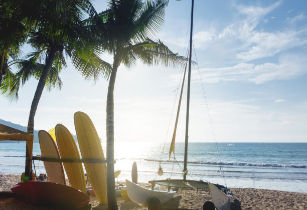 夏天的海滩图片下载
