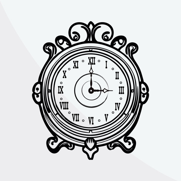 老挂钟-古董手表-质朴图片下载