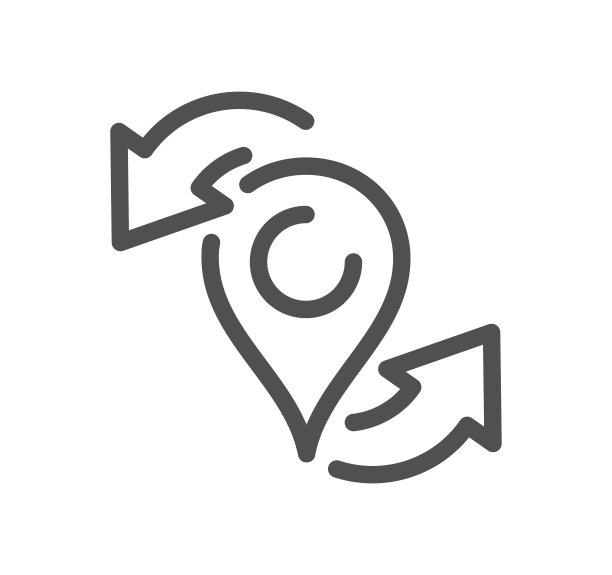 数字游牧民相关图标。图片下载