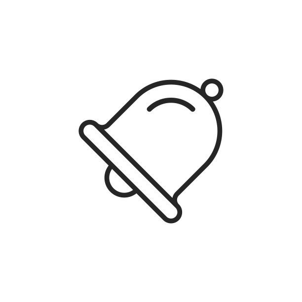 钟形线图标。可编辑的中风。像素完美。移动和网络。图片下载