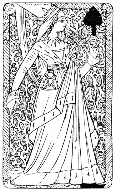 14世纪法国奢侈纸牌图片下载